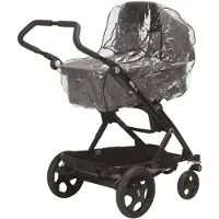 Playshoes Universal-Regen-Verdeck für Kinderwagen/Sportwagen in Transparent | Gr.: onesize