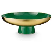 Pip studio Servierschale Metal Dark Green 12,5 x 35 cm