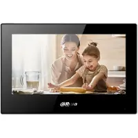 Dahua IP-Gegensprechmonitor VTH5321GB-W. 7 Zoll 1024x600. WLAN, PoE (802.3af). SCHLUCK. Andoid 8.1, Schwar