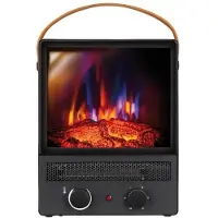MPM Elektrokamin Heizlüfter Elektroheizer MEK-02 1500W