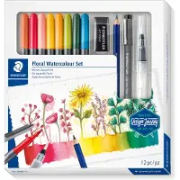 Staedtler Aquarell Blumen Zeichnung Set