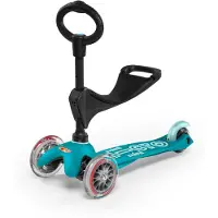 Micro Tretroller Drei Räder Mini 3-in-1 Deluxe, Türkis