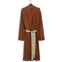 Yumeko Bademantel Gewaschenes Leinen M Braun - Eco, Bio & Fairtrade