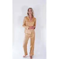 Lingadore Night Pyjama Golden Sparkle | Grösse: 3XL | Farbe: Caramel