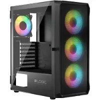 Logic PORTOS ARGB MINIDI USB-3.0-Gehäuse schwarz