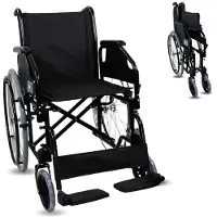 Mobiclinic Rollstuhl faltbar leicht Selbstfahrend Abnehmbare und gepolsterte armlehnen Klappbare fußstützen Manuelle bremse Catedral