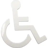 Hewi Symbol Barrierefrei 801.91.030 PA Farb-Nr.99 B.135mm H.150mm S.3mm HEWI