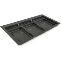 Emuca Recyclingbasis Für Küchenschubladenbehälter Silber Silber One Size