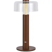 V-TAC Brown Rechargeable Table Lamps - Sand - IP20 - 1W - 100 Lumen - 3000K