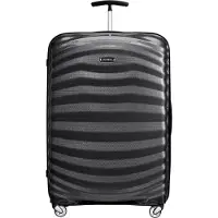 Samsonite Lite-Shock Spinner, Karre, Schwarz, Groß, Polypropylen (PP), 4 Rad/Räder, Zahlenschloss
