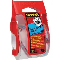 Scotch Packband 50mm x 20m mit Abroller transparent Packung mit 6 Stück