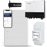 Growatt SPH3600 3,6kW Hybrid Wechselrichter mit 12.8kWh Solarspeicher-Set