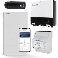 Growatt SPH5000TL3-BH-UP 5kW Hybrid Wechselrichter mit 12.8kWh Solarspeicher-Set