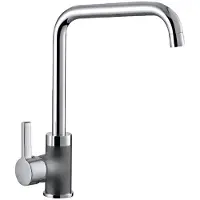 Pyramis Wasserhahn SILVIO DUO, Granit, grauer Beton