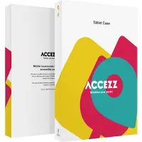Accezz Smarte Klapphülle aus Silikon für das Apple iPad 9 (2021) 10.2 Zoll / iPad 8 (2020) 10.2 Zoll / iPad 7 (2019) 10.2 Zoll - Schwarz