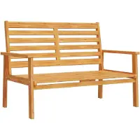 vidaXL Gartensofa 120 cm Massivholz Akazie
