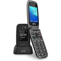 SPC Harmony 4G, Klappgehäuse, Dual-SIM, 6,1 cm (2.4"), 1,3 MP, 1000 mAh, Schwarz