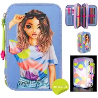 TOPModel 3 Fach Federtasche FLASH