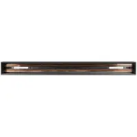 V-TAC Vertieft Aluminium Schiene Schwarz 1m