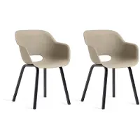 Keter Noa Duo Sessel 2 Stück Silber Salbei 260027