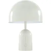 Tom Dixon Bell Portable Tischleuchte H28 IP44 Grey - , BELL PORTABLE, dimmbar, Grau, für Wohnzimmer, Kunststoff, Design