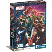 Clementoni Puzzle 1000 Compact Marvel die Avengers