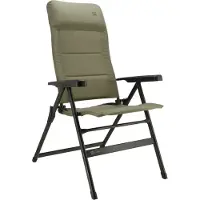 Travellife Lago Camping Stand Chair Komfort MOSSgrün - Einstellbar in 7 Positionen - Wasser und UV -