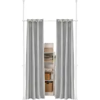 SoBuy Verstellbarer Vorhang - 162-270 x 199-285 cm