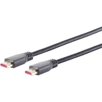 Shiverpeaks S/CONN maximum connectivity HDMI Anschlusskabel-Ultra HDMI Kabel, 8K, ABS, schwarz, 0,5m