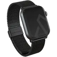 Burga Elegantes Metallgewebe-Armband für Apple Watch