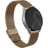 Burga Elegantes Metallgewebe-Uhrenarmband - 22 mm