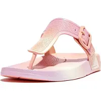 FitFlop Iqushion Adj Toe Post Urban White Iridescent Größe EU 37