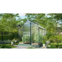 Pergart Vitavia Gewächshaus "Marley" inkl. Ready2Grow Zubehör-Set smaragd grün 3,8 m² 6 mm HKP