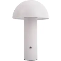 Present Time - Tischleuchte Fuego - Weiß - Ø15cm Tischlampe - Nachttischlampe, Wohnzimmer, Schlafzimmer