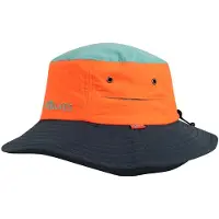 TROLLKIDS Kids Trollfjord Hat glow orange/dus tur/dark navy - Größe 48-52cm 944