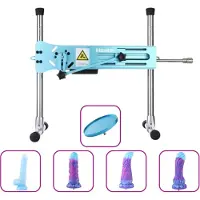 Hismith Premium Pro 1 Premium Smart APP Sex Machine Bundle Blue Ocean
