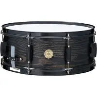 Tama Woodworks 14 x 55 Snare Drum Eiche schwarz umwickelt