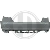 Diederichs Stoßfänger 1033255 hinten für Audi