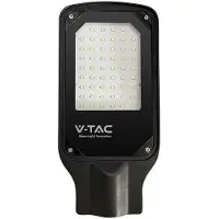 V-TAC LED-Straßenleuchten - Schlanke Straßenleuchten - IP65 - Schwarz - 30 Watt - 2510 Lumen - 6500K