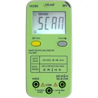 InLine Multimeter mit Auto-Range und Autoscan, Pocketformat, Digitales Multimeter, Hand-Multimeter, CAT III 600V, 400mV/4V/40V/400V/600V, 0,4 - 600 V, 4 - 10 A