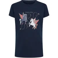 Imperial Riding T-Shirt Kinder IRHSky navy mit Pegasus Motiv, Größe: 128