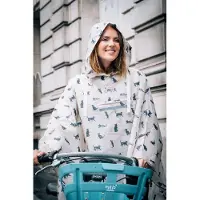 Smati Regenponcho in Beige - onesize