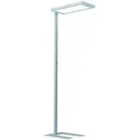 Waldmann LED-Stehleuchte LAVIGO.core, 85 W, 12500 lm, 4000 K, dimmbar, Tageslicht-/Bewegungssensor, silber