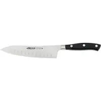 Arcos Schaukel-Santoku-Messer Serie Riviera, 8 cm lange Klinge aus rostfreiem NITRUM und Griff aus Polyoxymethylen (POM)