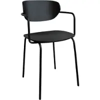 Hubsch Bogenstuhl schwarz
