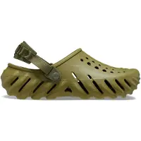 Crocs ECHO CLOG Uni Clog für Freizeit und Garten in Grün