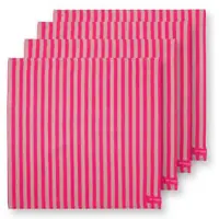 Pip studio Serviette Stripes Pink-40 x 40 cm