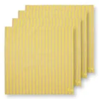 Pip studio Serviette Stripes Yellow-40 x 40 cm