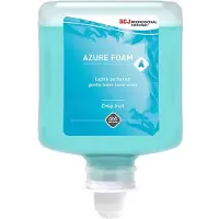 SC Johnson Professional Skumsæbe Azure FOAM Blomstermærket med Farve/Parfume til dispenser 1 ltr Blå,6 fl x 1 ltr/krt