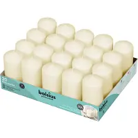 Bolsius Stumpen 100/48 mm (20er Tray) - elfenbein